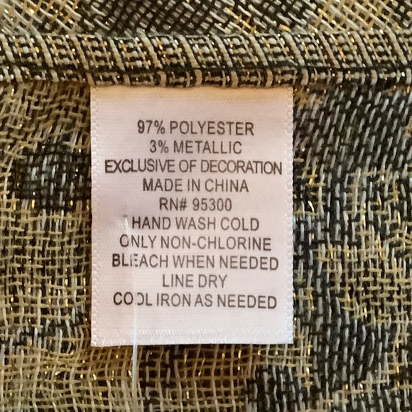 West Loop  Metallic Jacquard Pashmina - Picture 7 of 7